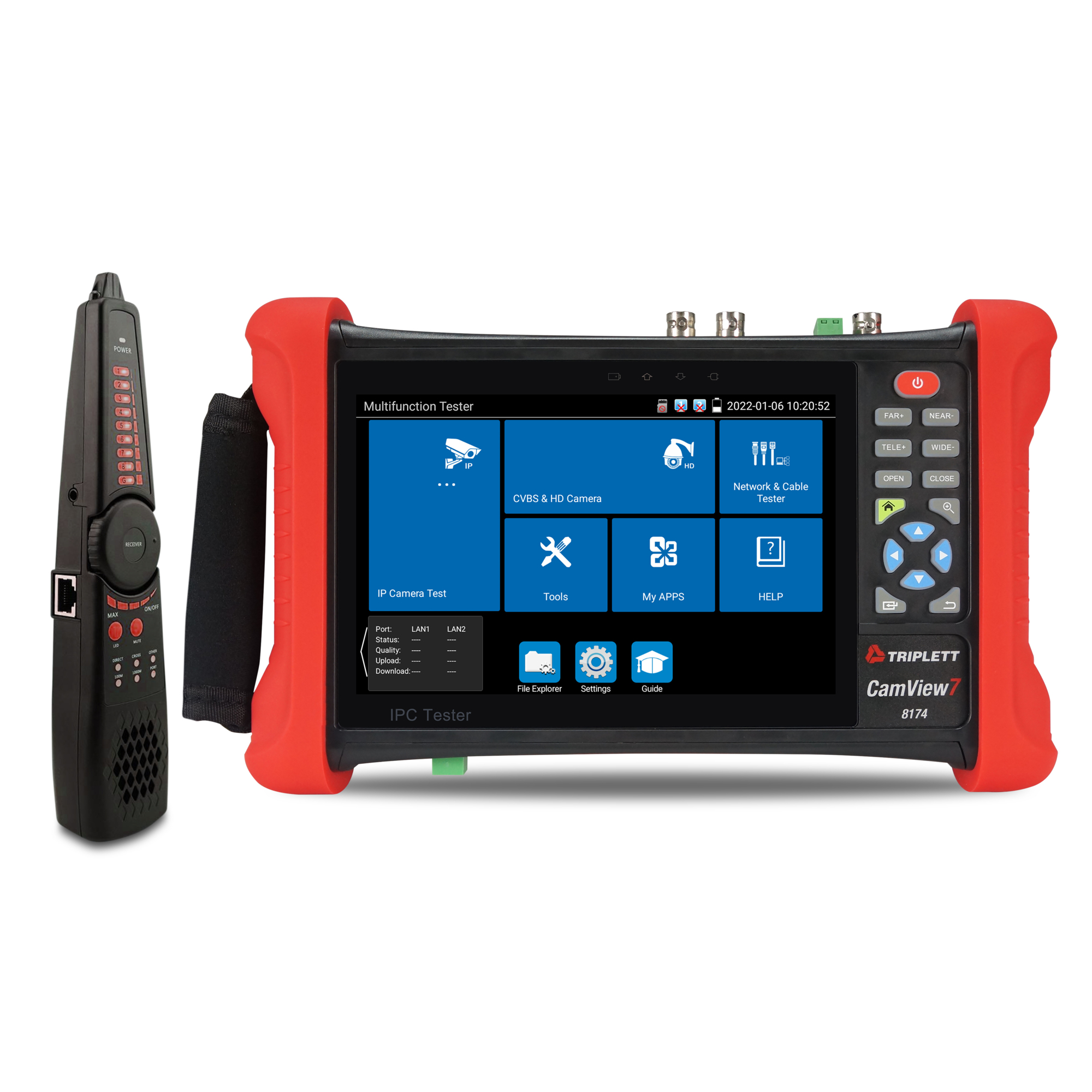 Triplett 8174 CamView 7 Camera Tester with 2.4G Spectrum Analyzer